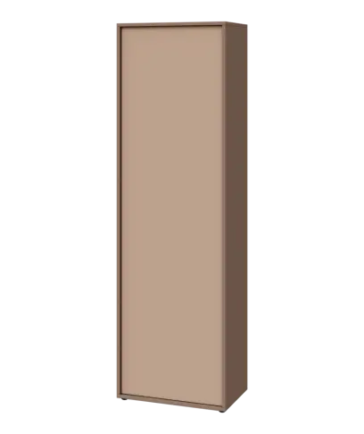 ERY S660 L šatní skříň, 1-dveřová, šatní tyč, 2000x600x600, levá, neutrální